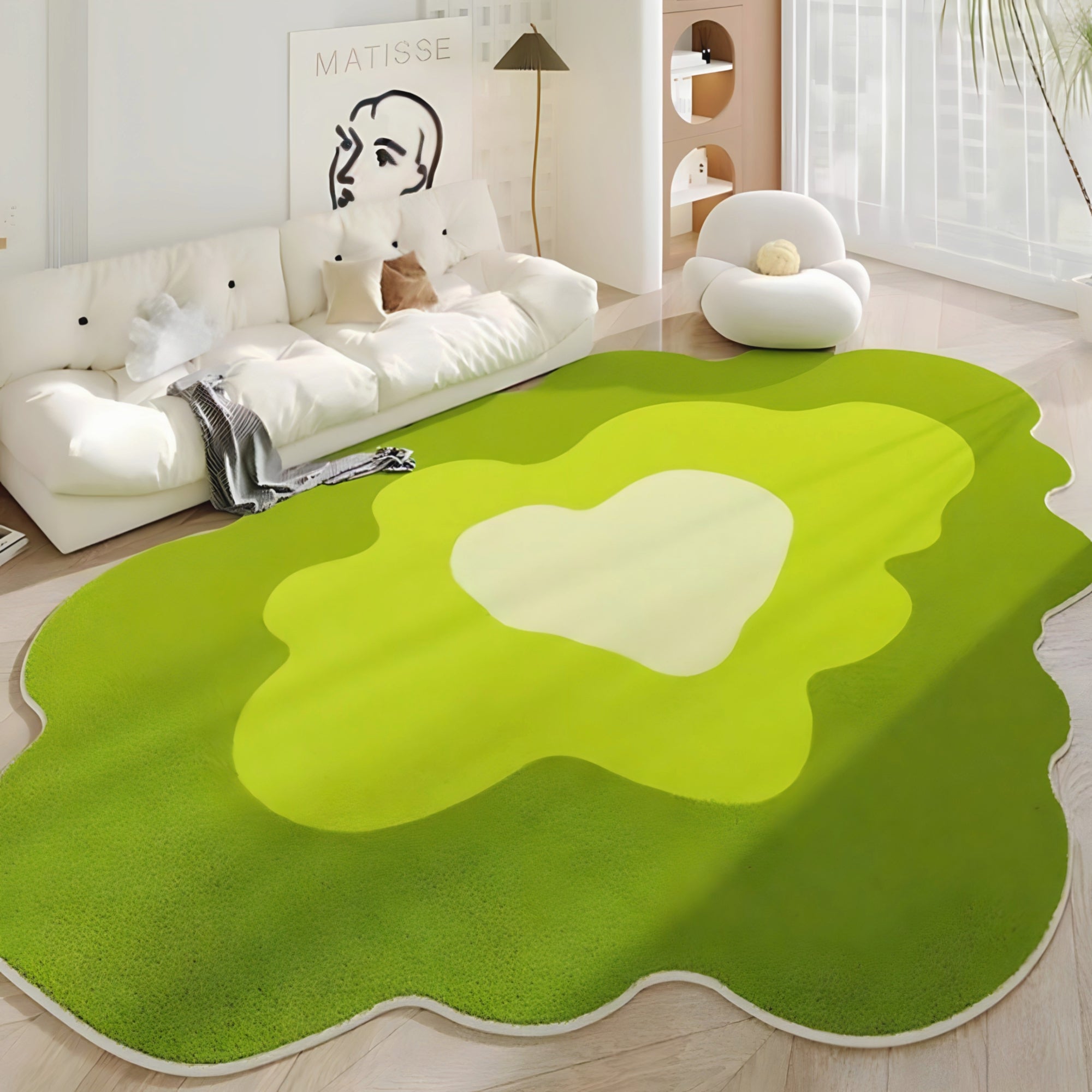 Wave Design Rug Carpet