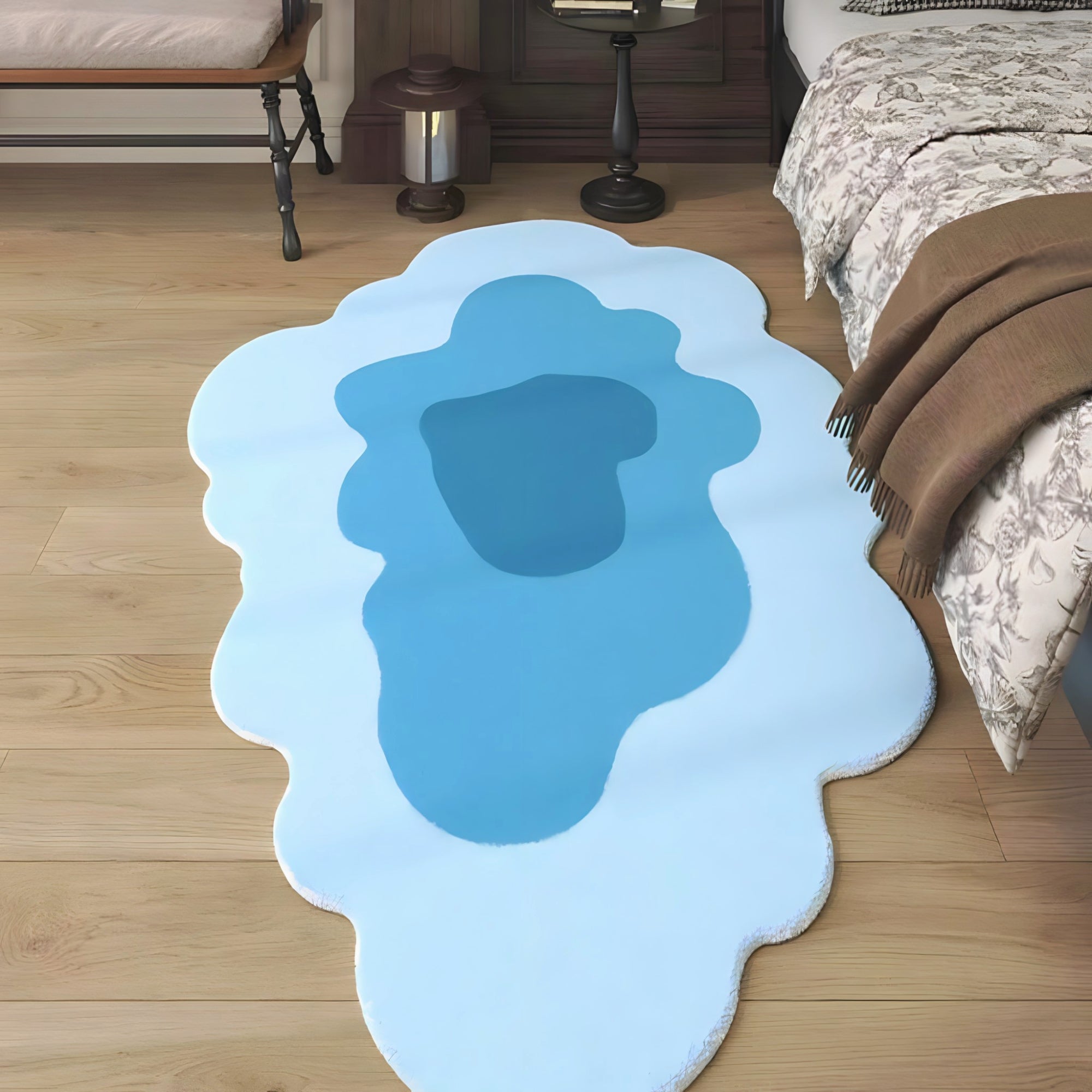 Wave Design Rug Carpet