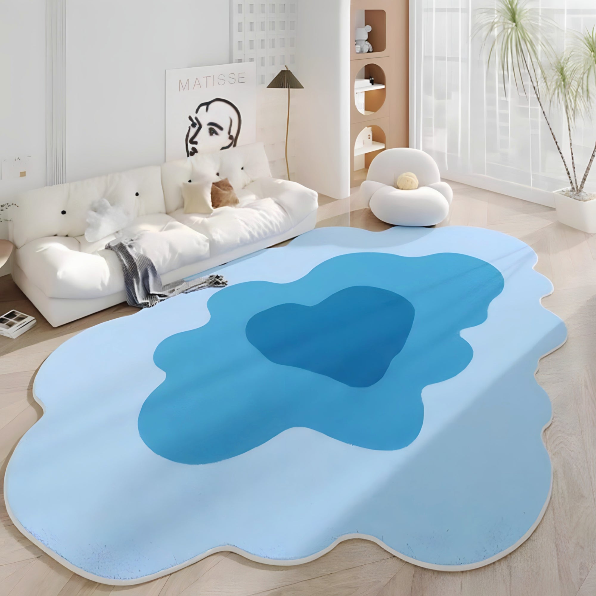 Wave Design Rug Carpet
