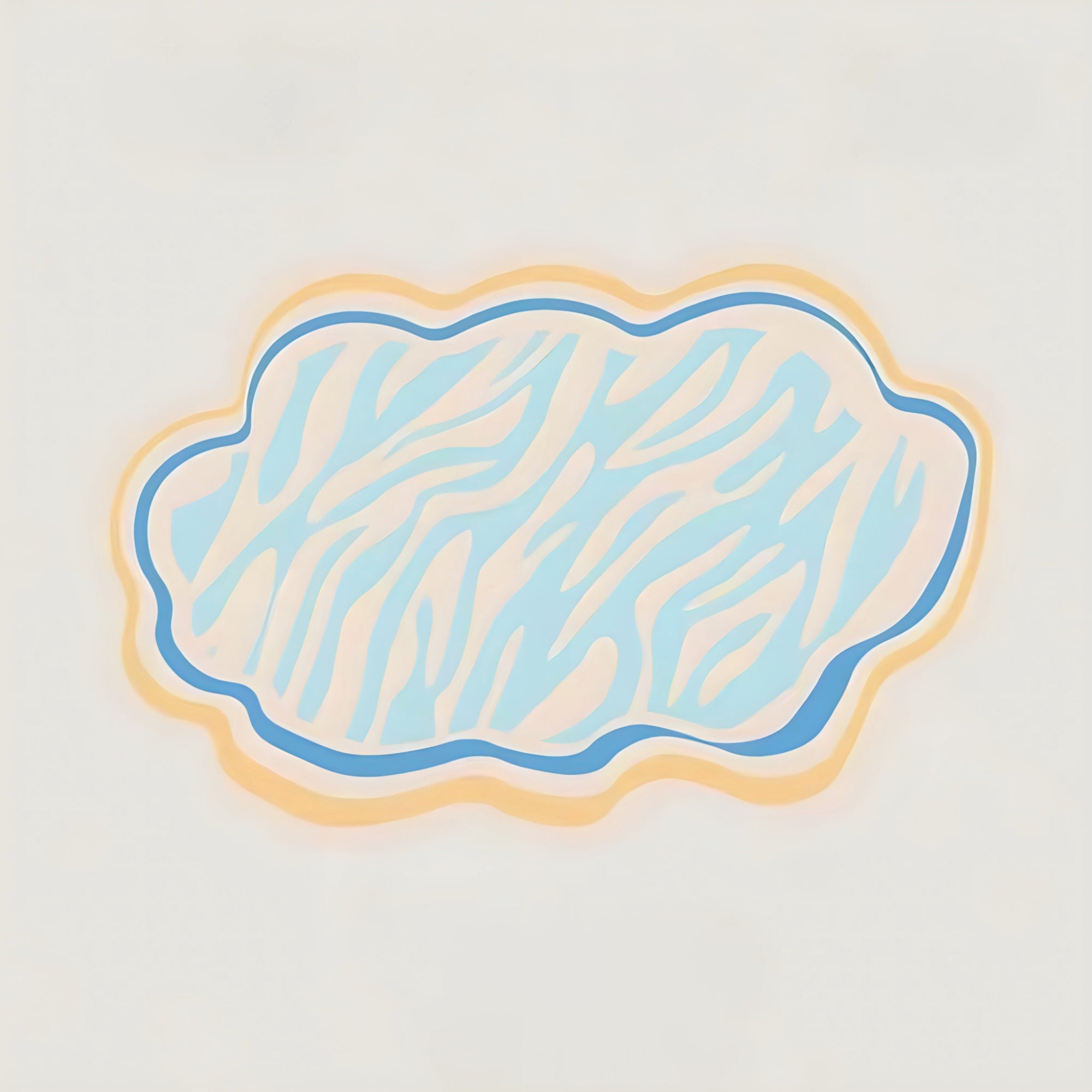 Wave Design Rug Carpet