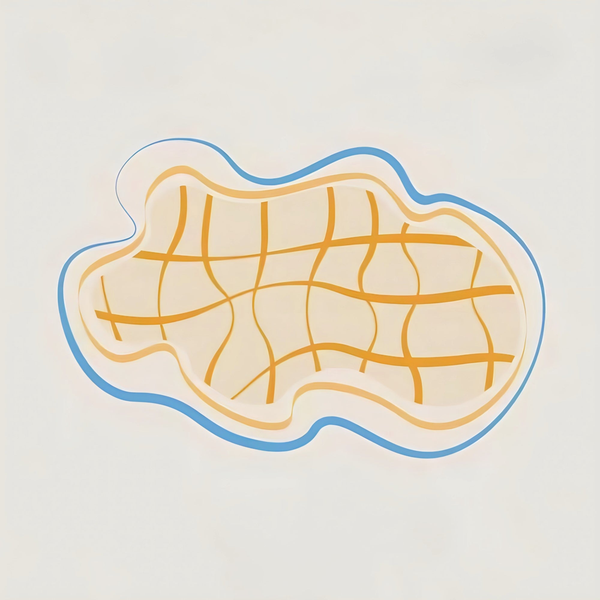 Wave Design Rug Carpet