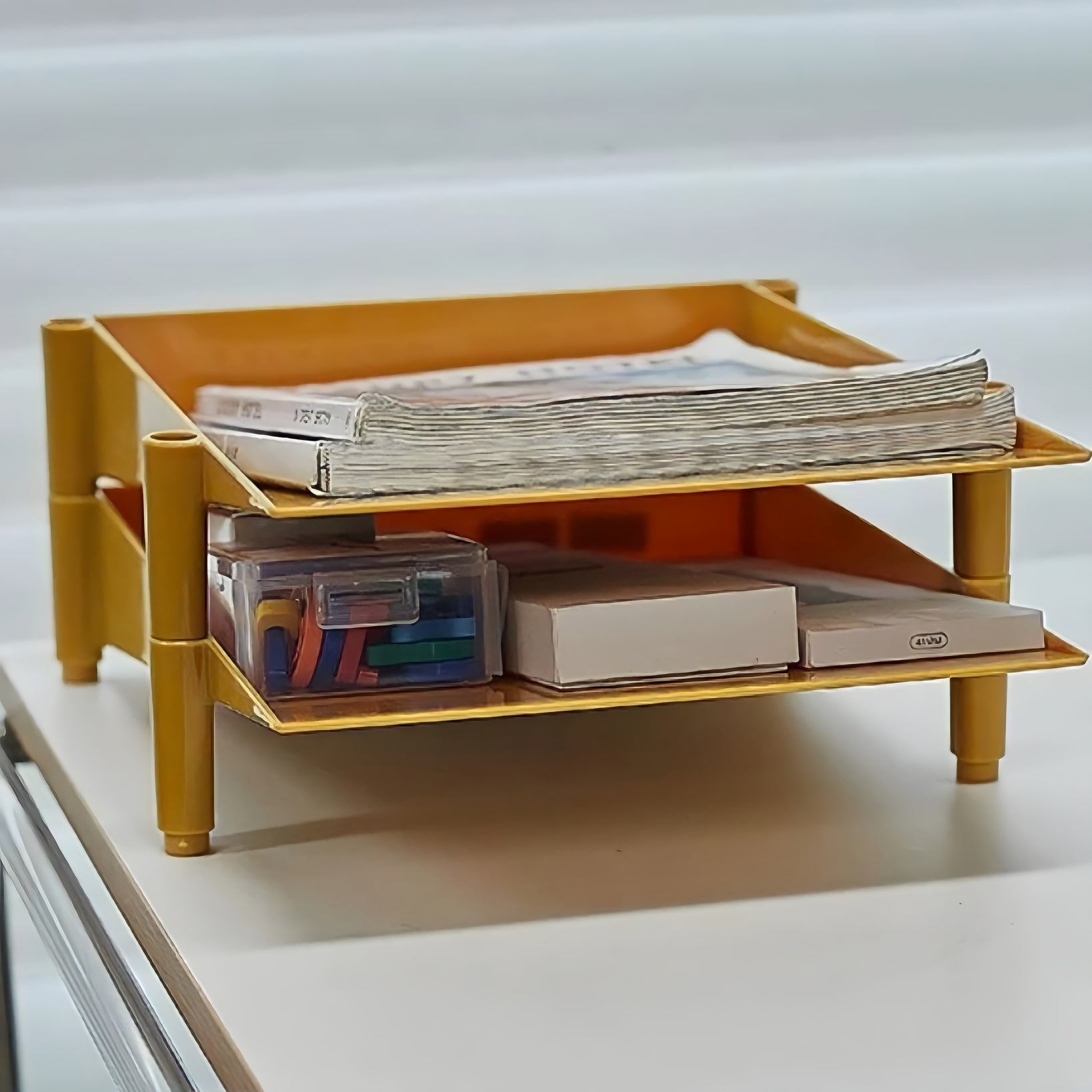 Color Block Multi File Rack