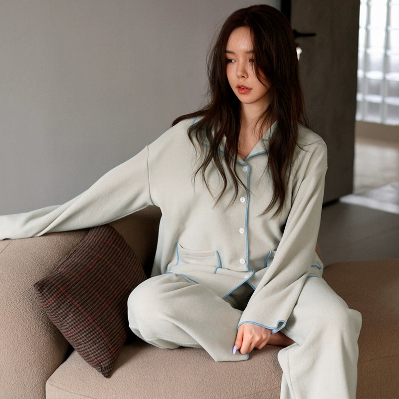 ユニセックス フリース 長袖パジャマ kocol