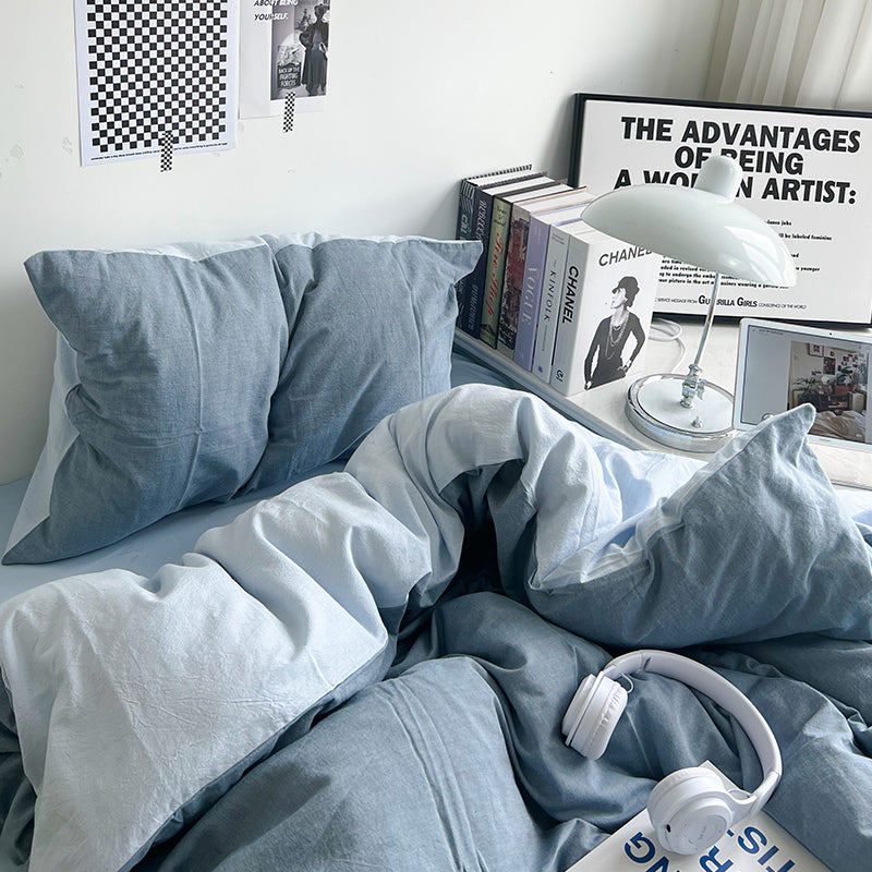 ダブルカラー2トーン寝具セット 