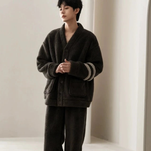 ユニセックス ライン もこもこルームウェア kocol