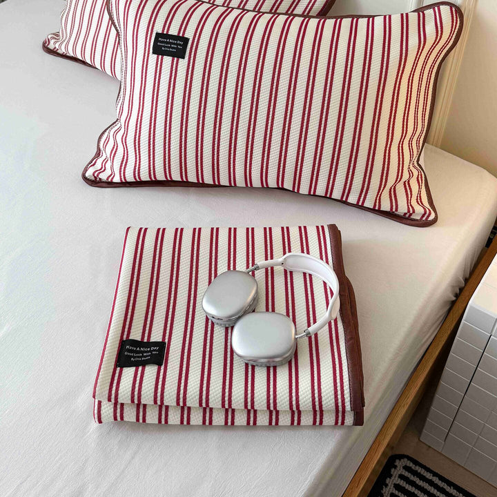 Modern Stripe Cool Pad Red