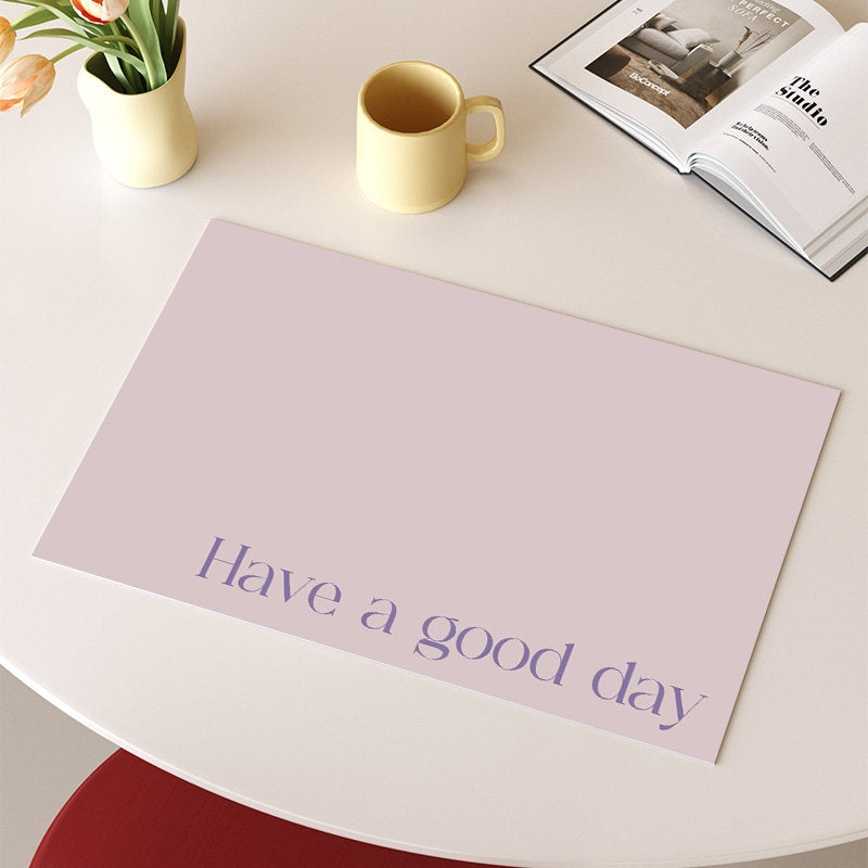 レタープリントプレイスマット