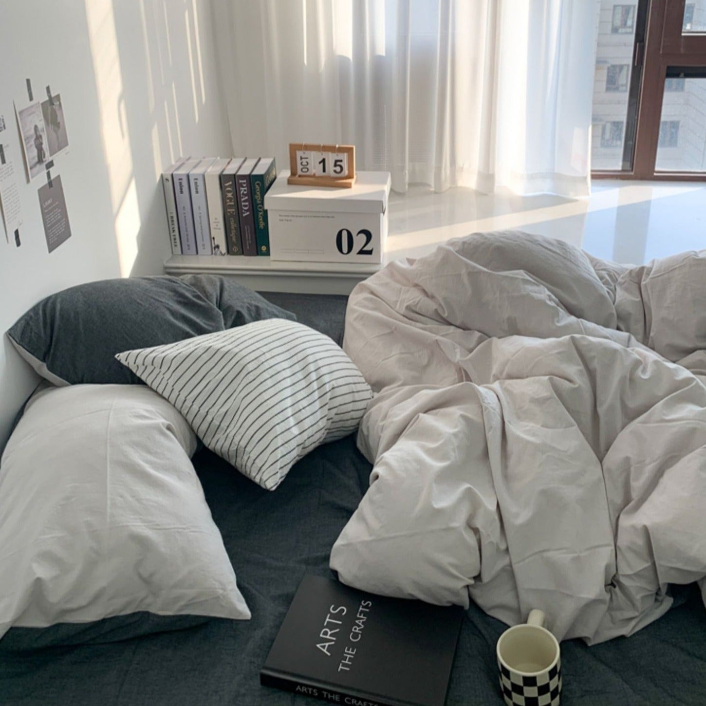 ダブルカラー2トーン寝具セット 