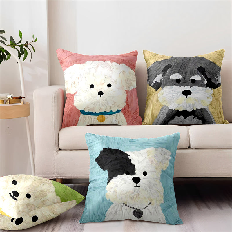 Big Dog Face Cushion