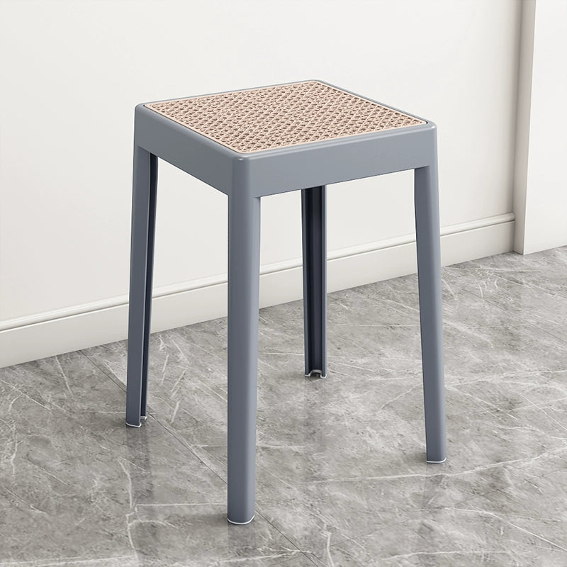 スクエア ラタン スツール スタッカブル チェア kocol