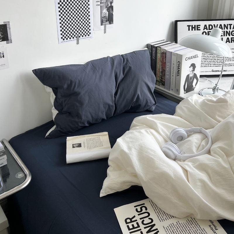 ダブルカラー2トーン寝具セット 