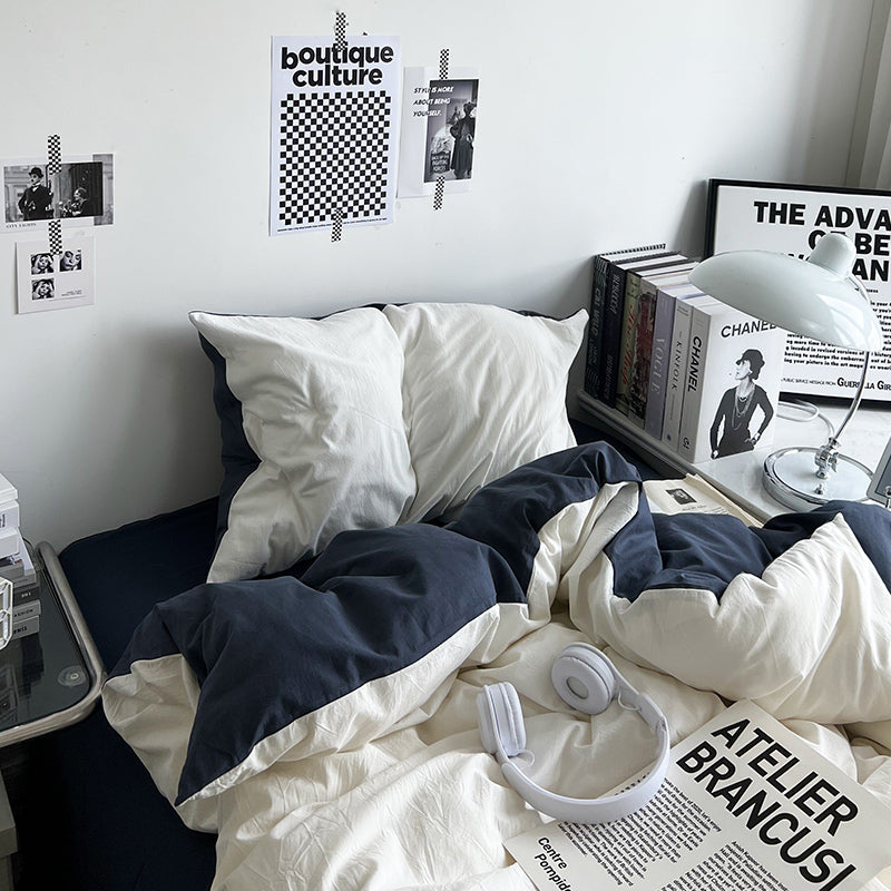 ダブルカラー2トーン寝具セット 