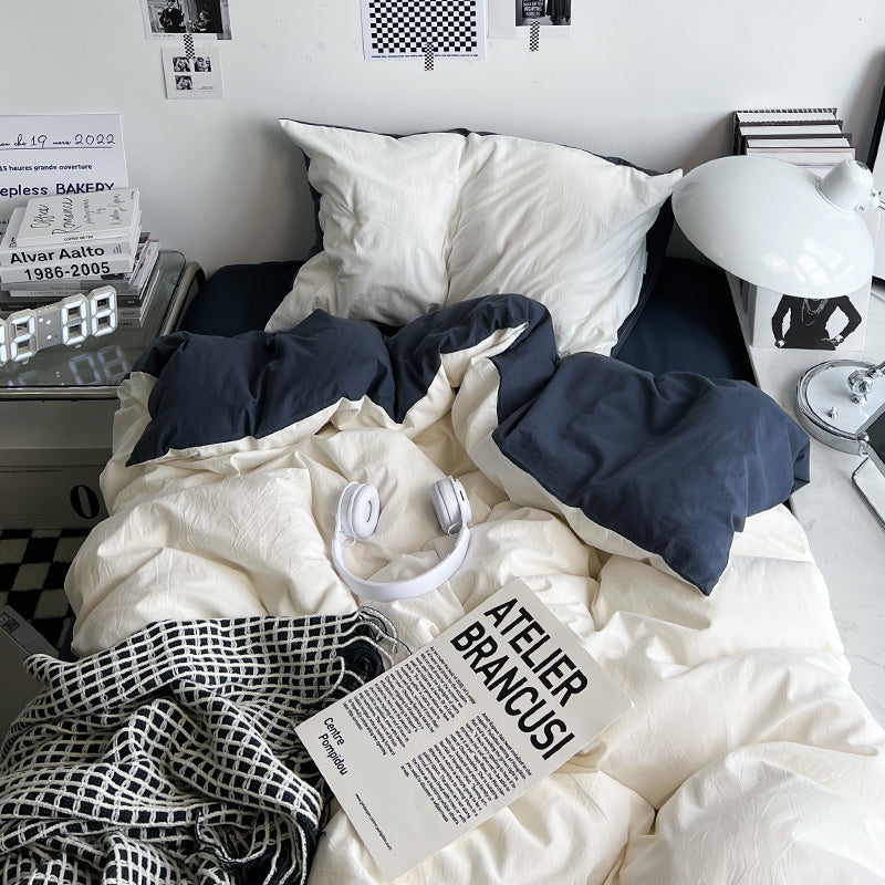 ダブルカラー2トーン寝具セット 