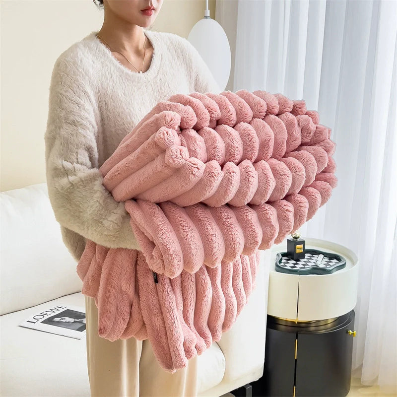 Coral fleece blanket 