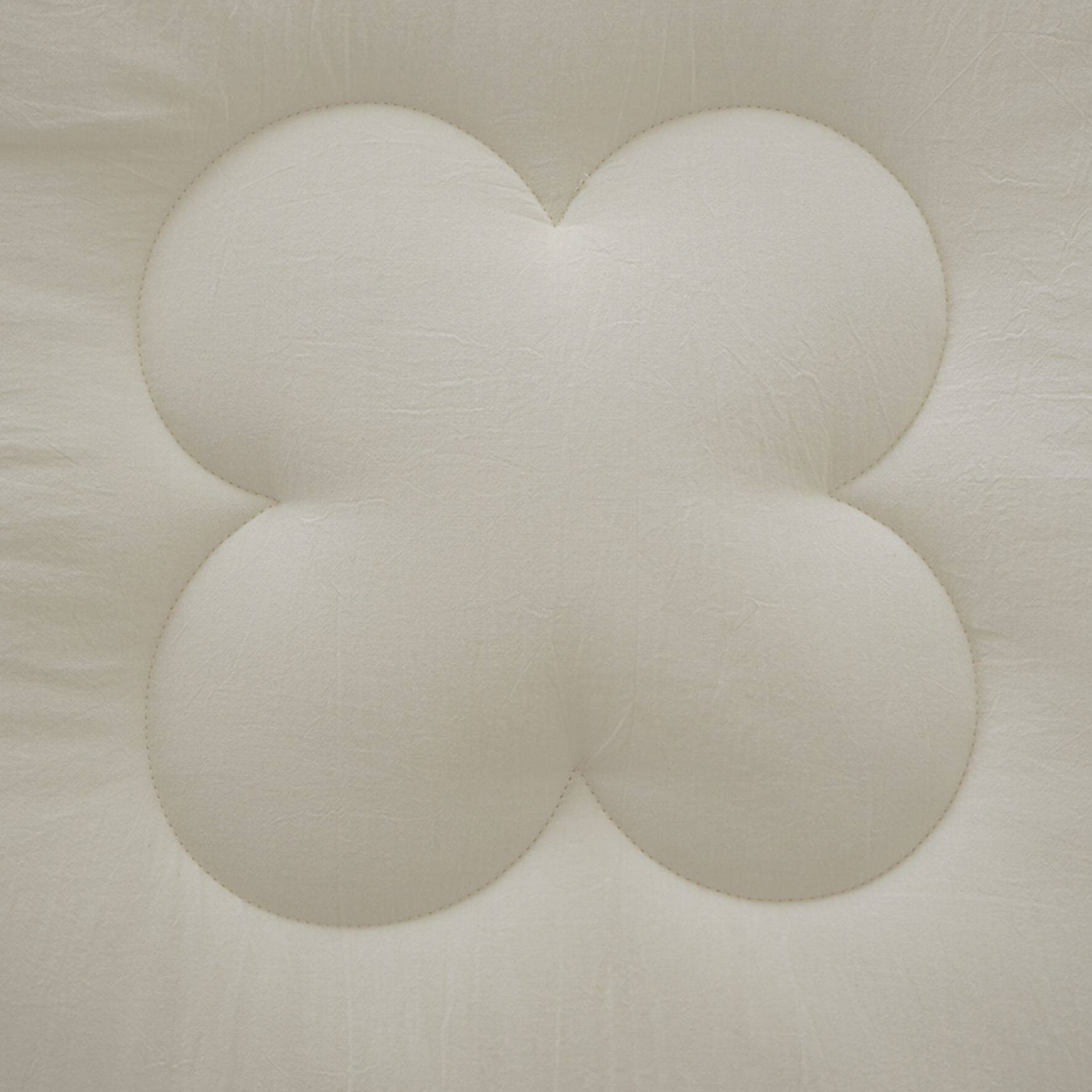 Floral quilted futon