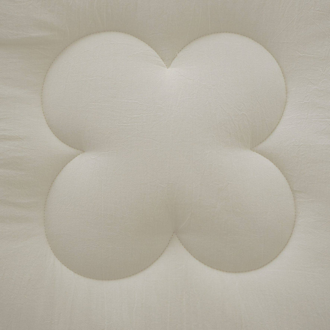 Floral quilted futon
