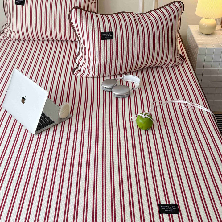 Modern Stripe Cool Pad Red