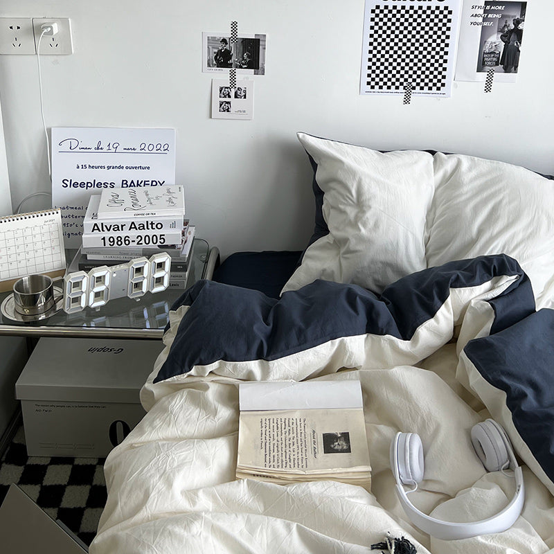 ダブルカラー2トーン寝具セット 