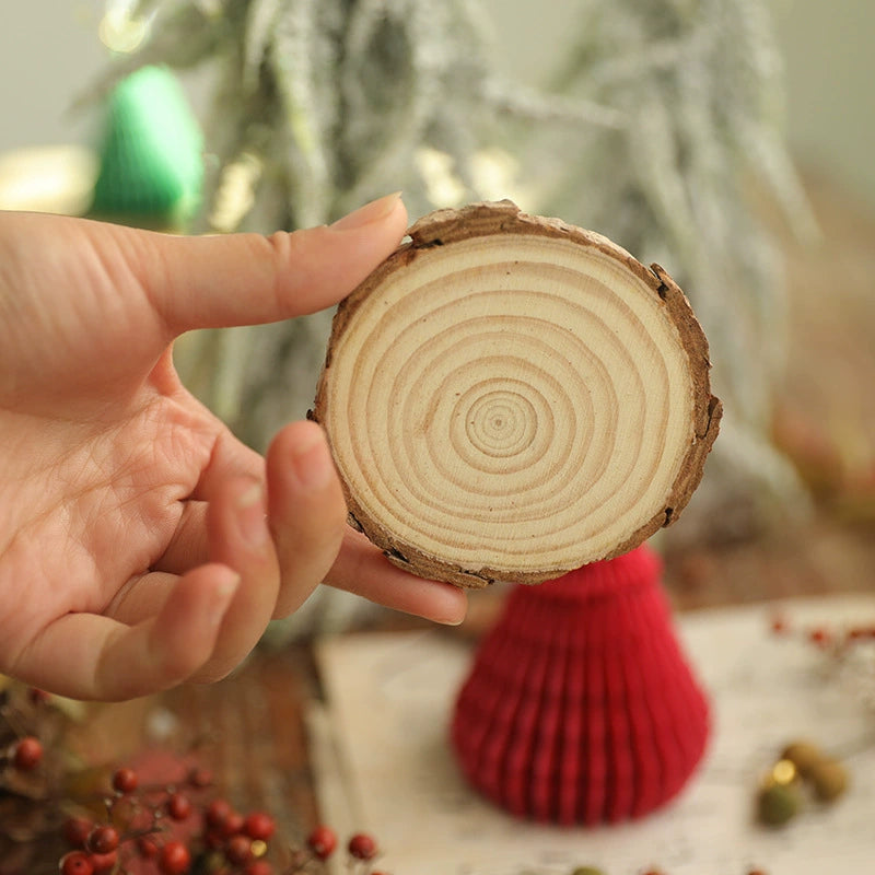 クリスマスツリースノーフレーク香り付きキャンドル kocol