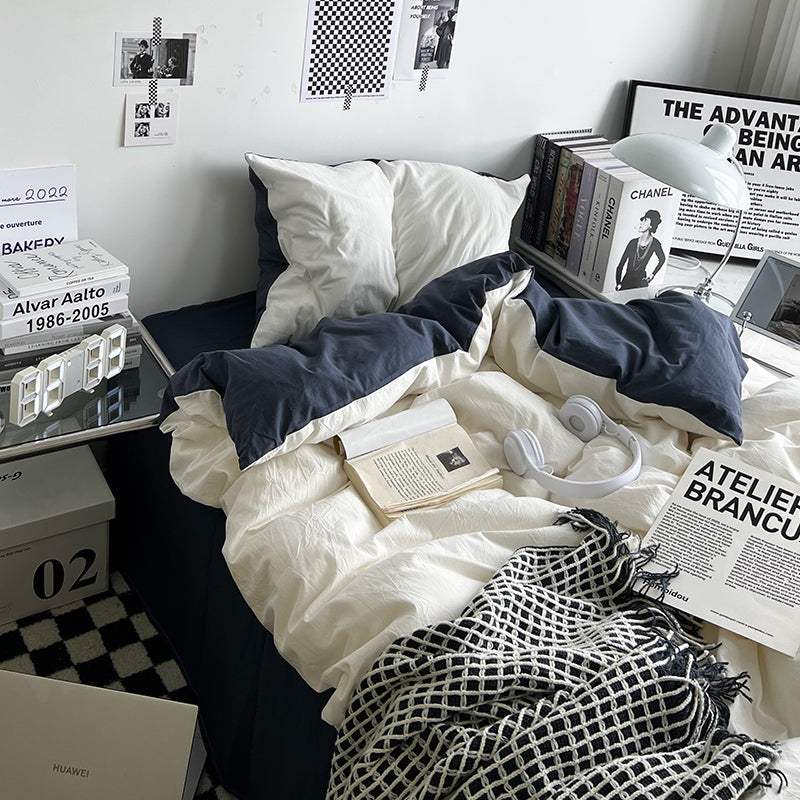 ダブルカラー2トーン寝具セット 