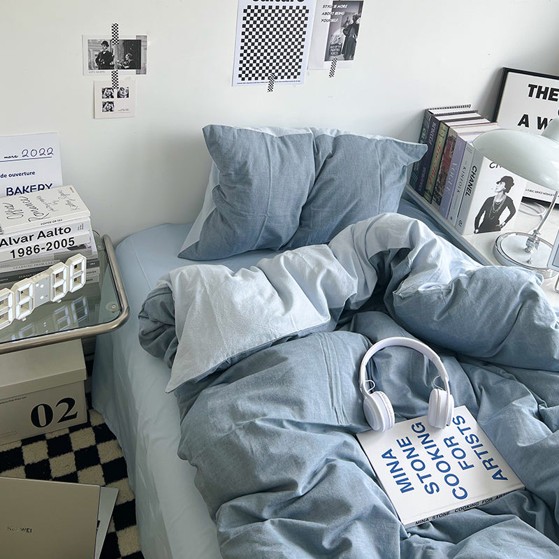 ダブルカラー2トーン寝具セット 