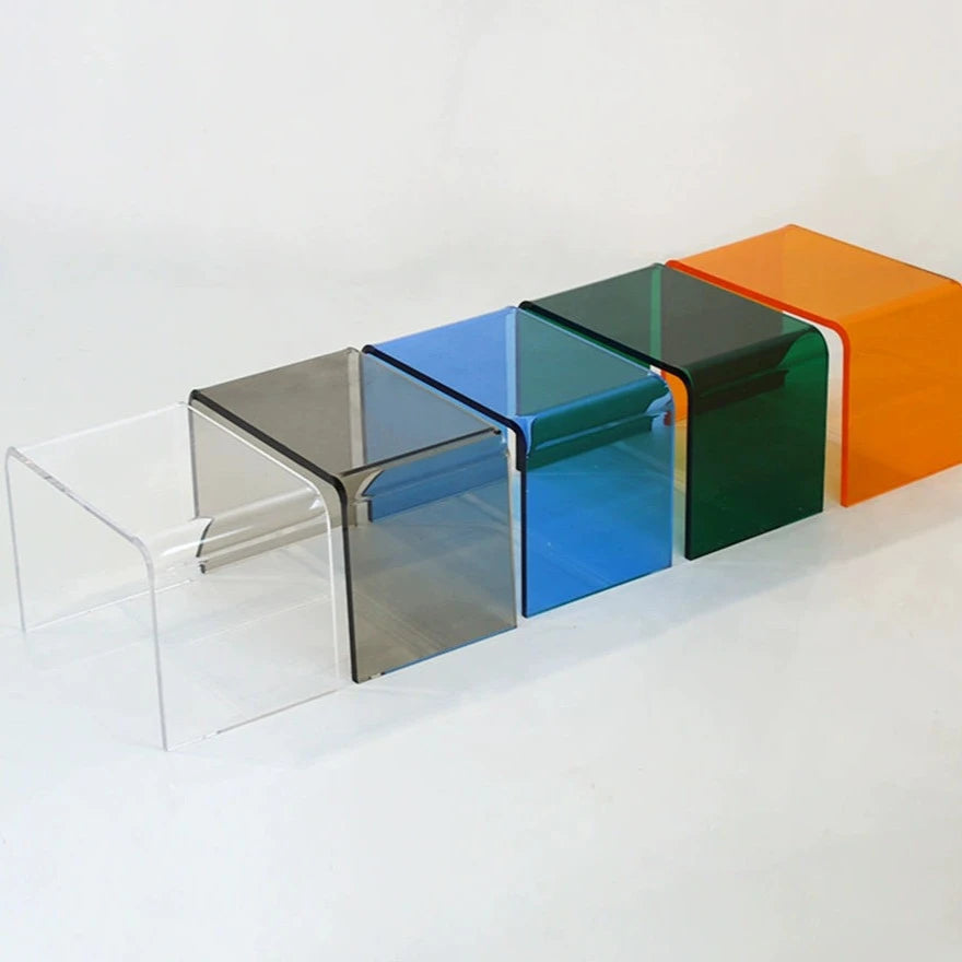 カラフルクリアアクリルスツール kocol