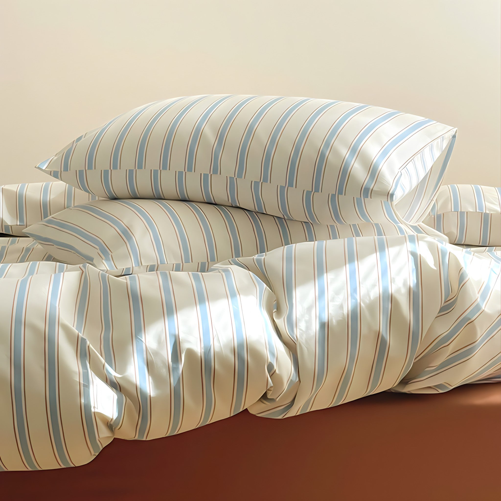 コットンストライプ寝具セット 