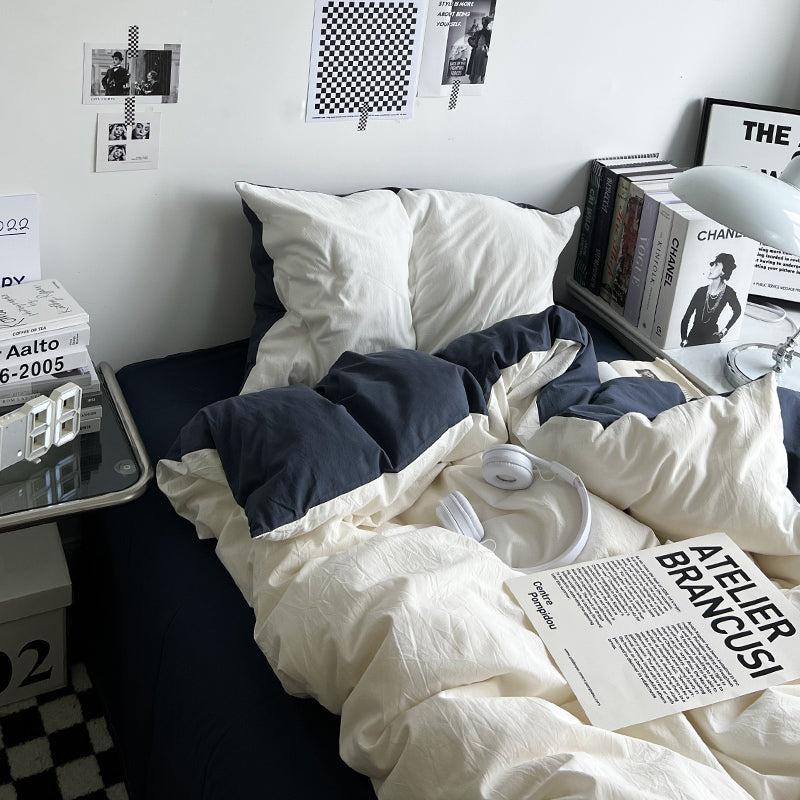 ダブルカラー2トーン寝具セット 