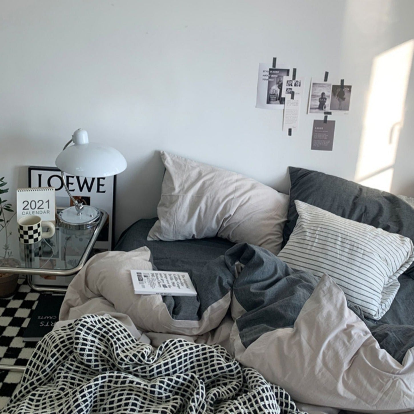 ダブルカラー2トーン寝具セット 