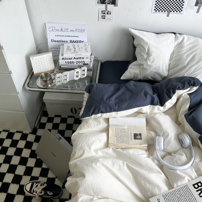 ダブルカラー2トーン寝具セット 