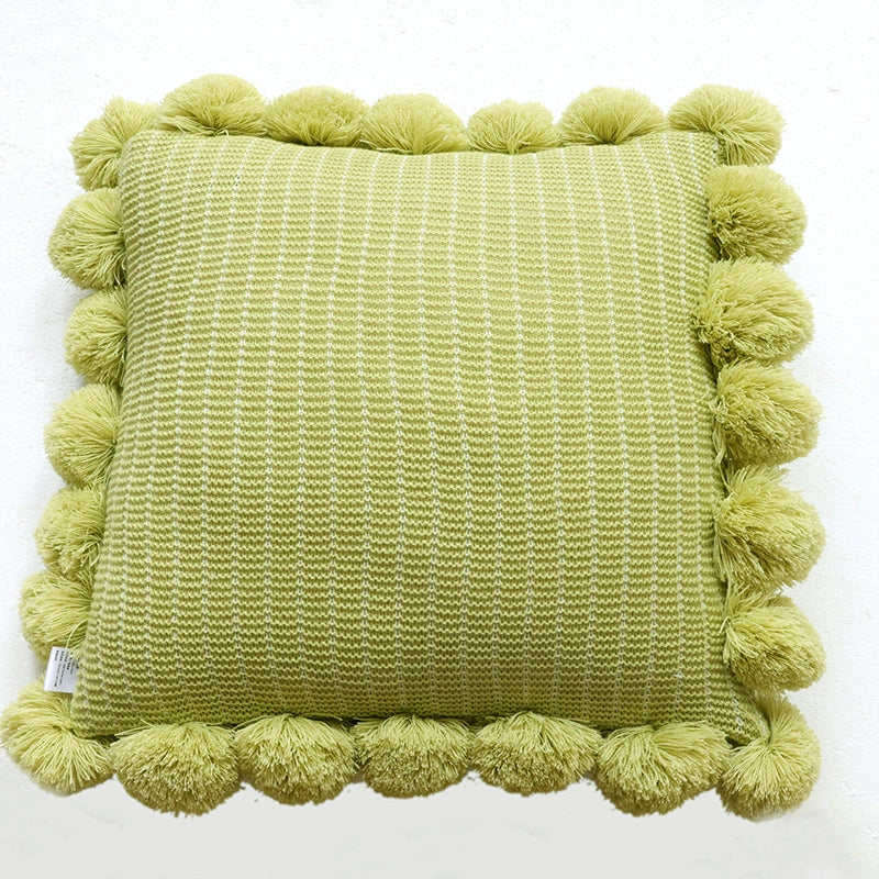 ニットタッセルクッション kocol