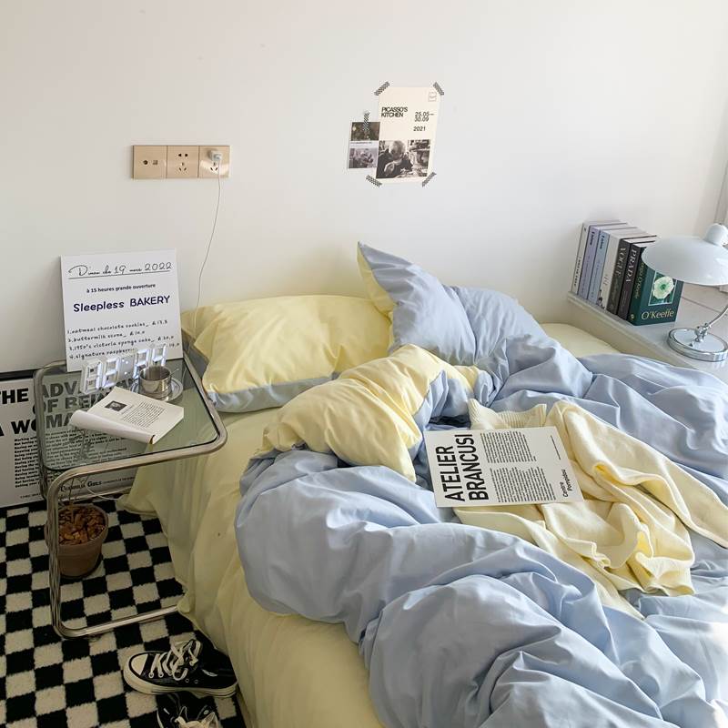 ダブルカラー2トーン寝具セット 