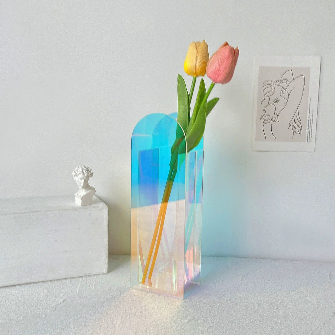 ヴィンテージ】Artglassエメラルドグリーンの花瓶 オーロラフラワー ヴィンテージ】Artglassエメラルドグリーンの花瓶 オーロラフラワー