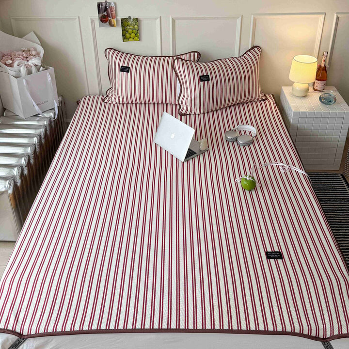 Modern Stripe Cool Pad Red