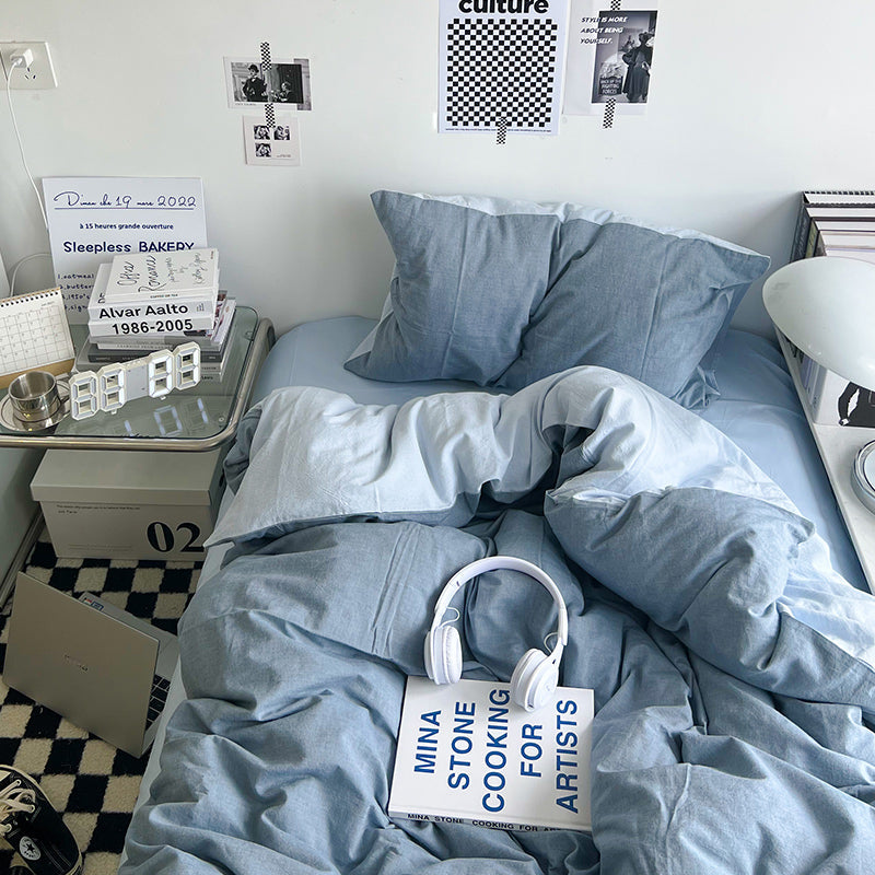 ダブルカラー2トーン寝具セット 