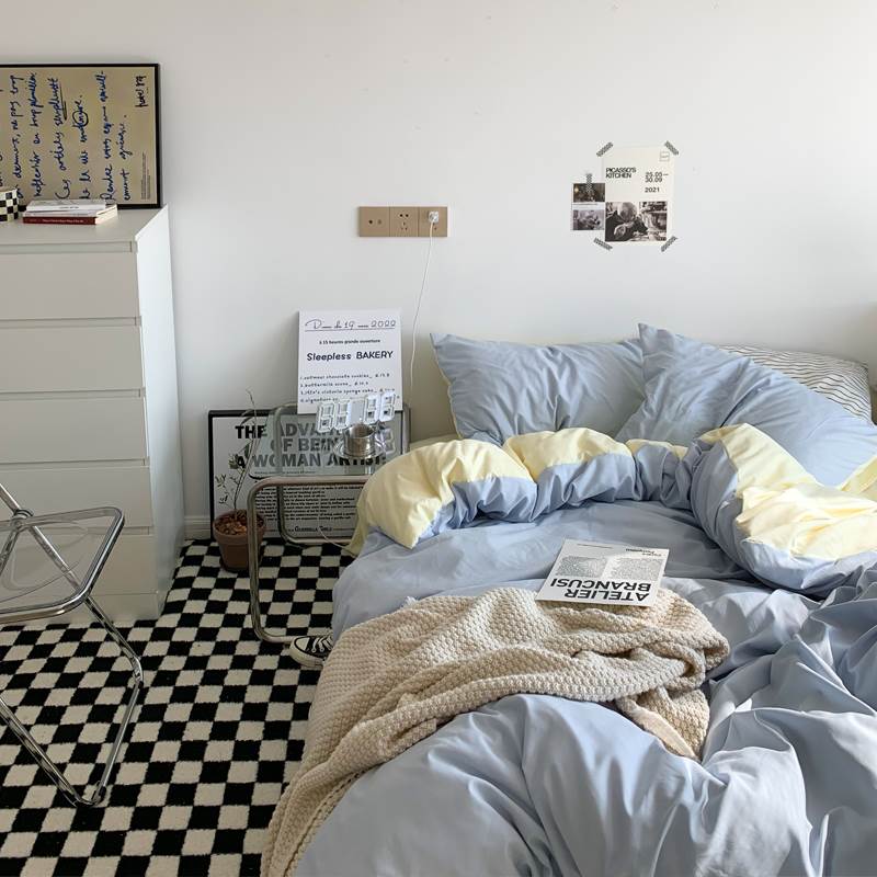 ダブルカラー2トーン寝具セット 