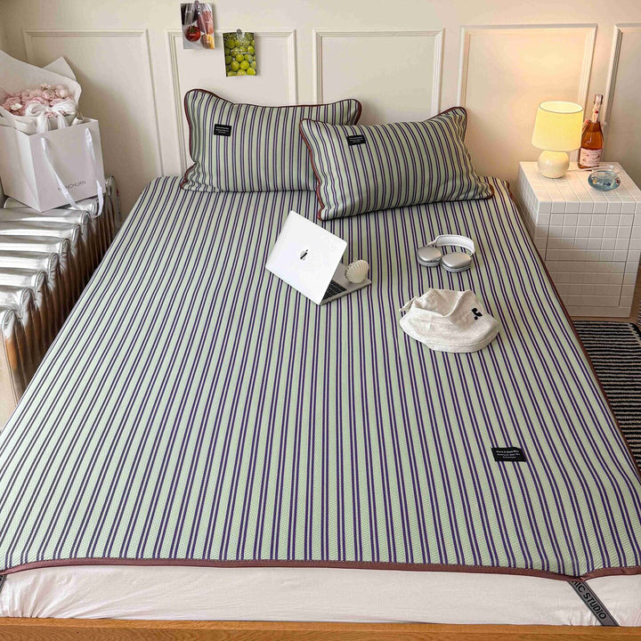 Modern Stripe Cool Pad Purple