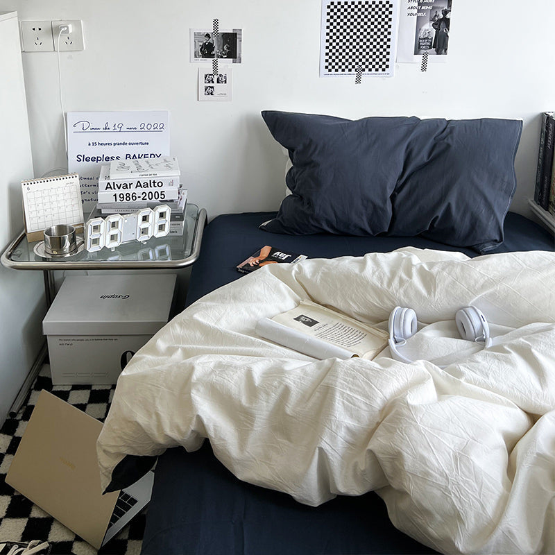 ダブルカラー2トーン寝具セット 