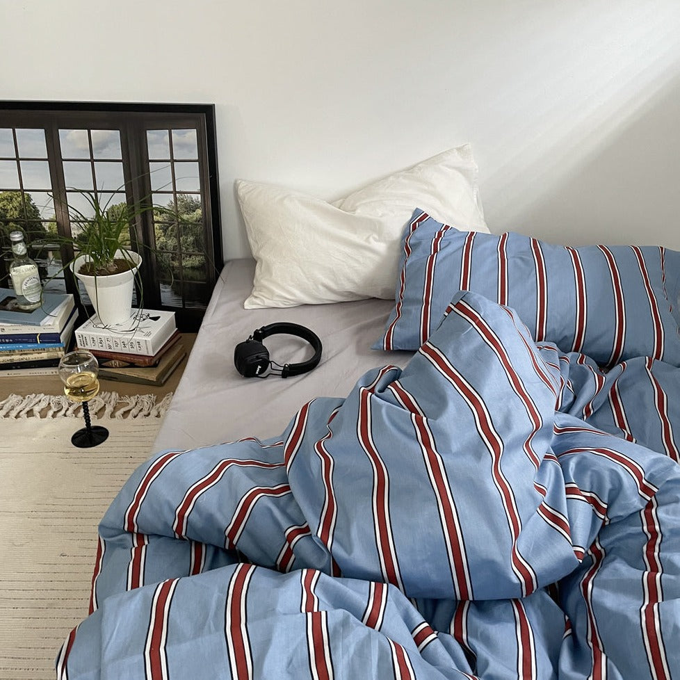 シンプルストライプ寝具セット kocol