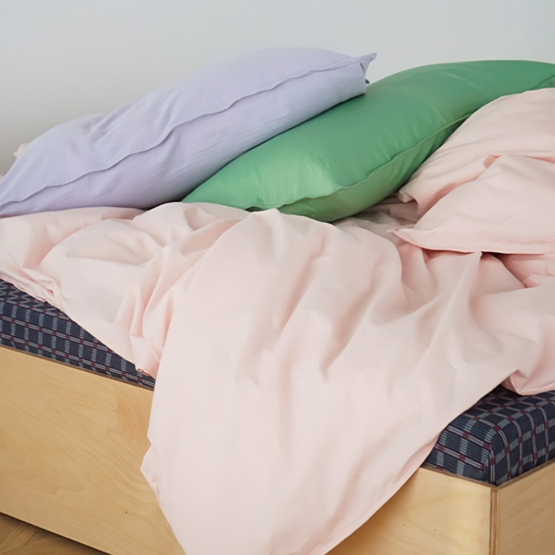 Pure Cotton Nuance Pastel Duvet Cover, Strawberry