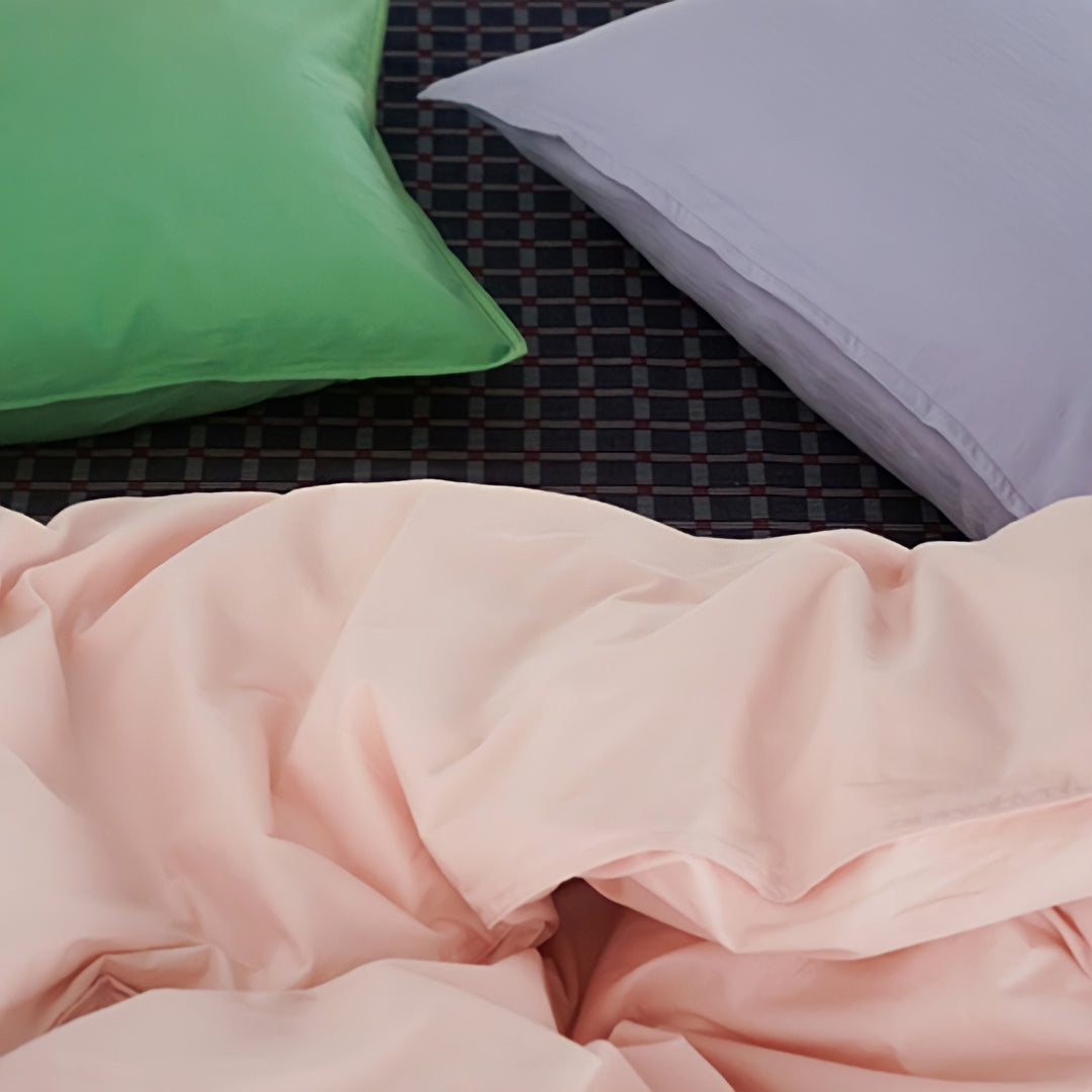 Pure Cotton Nuance Pastel Duvet Cover, Strawberry