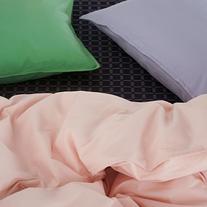 Pure Cotton Nuance Pastel Duvet Cover, Strawberry