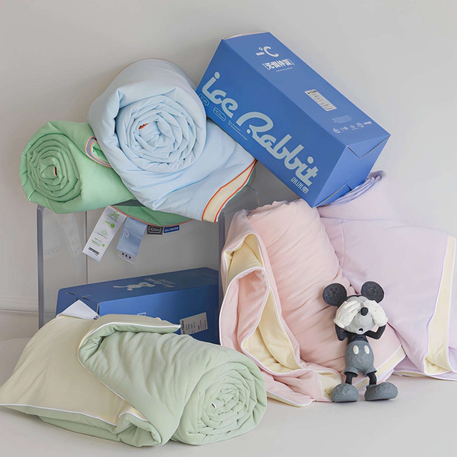 Candy Color Cool Blanket Blue