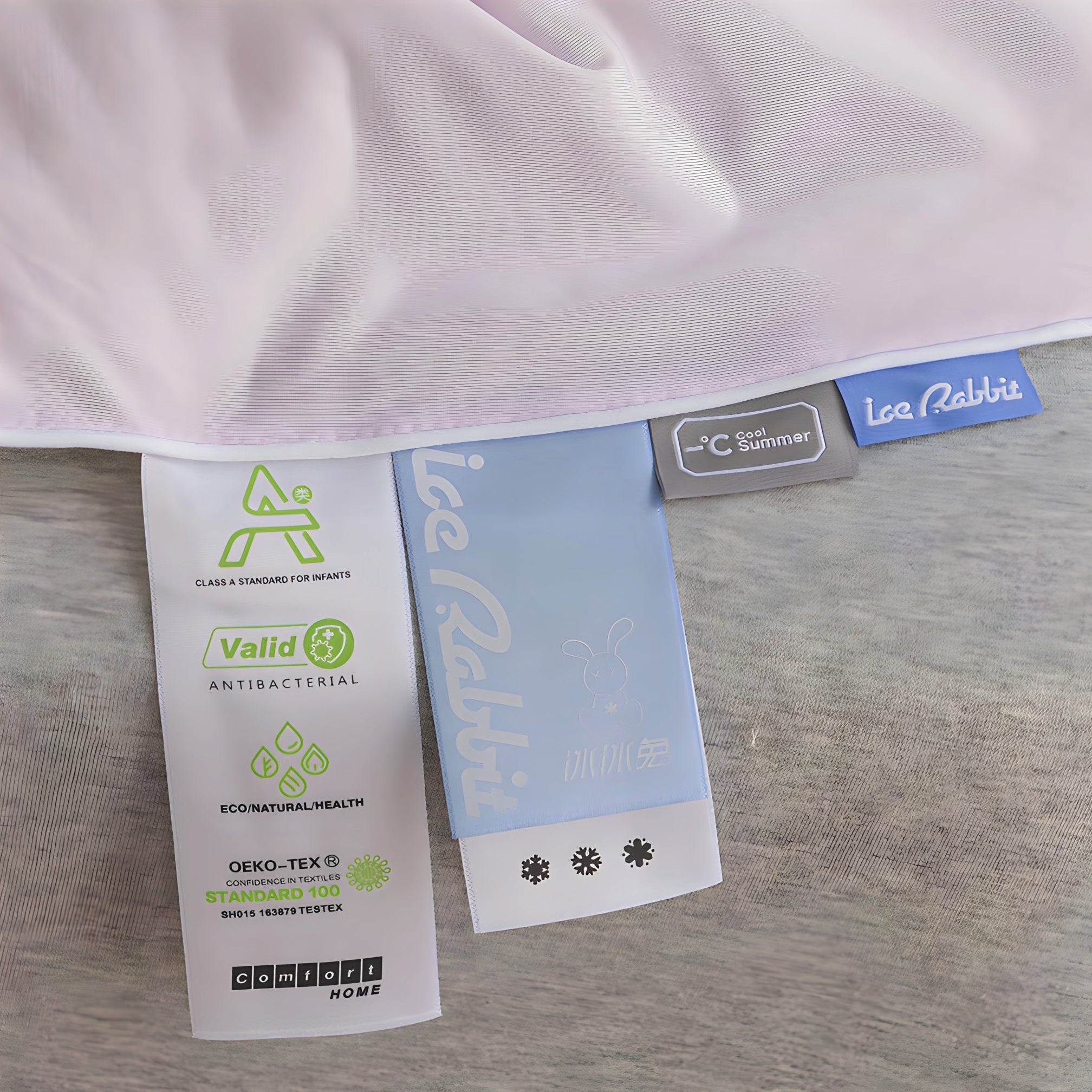 Candy Color Cooling Blanket Blue Gray