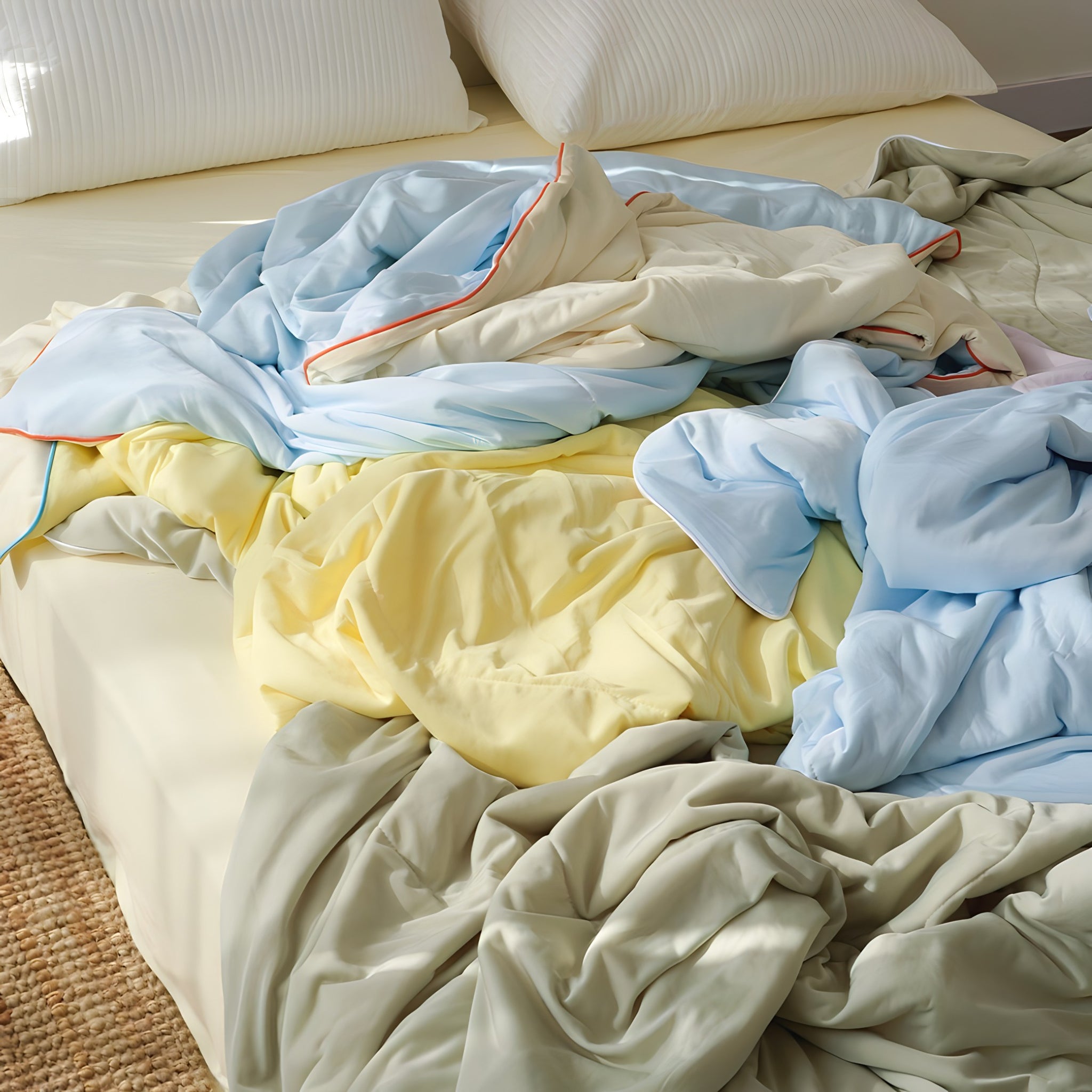 Candy Color Cool Blanket Cream Green