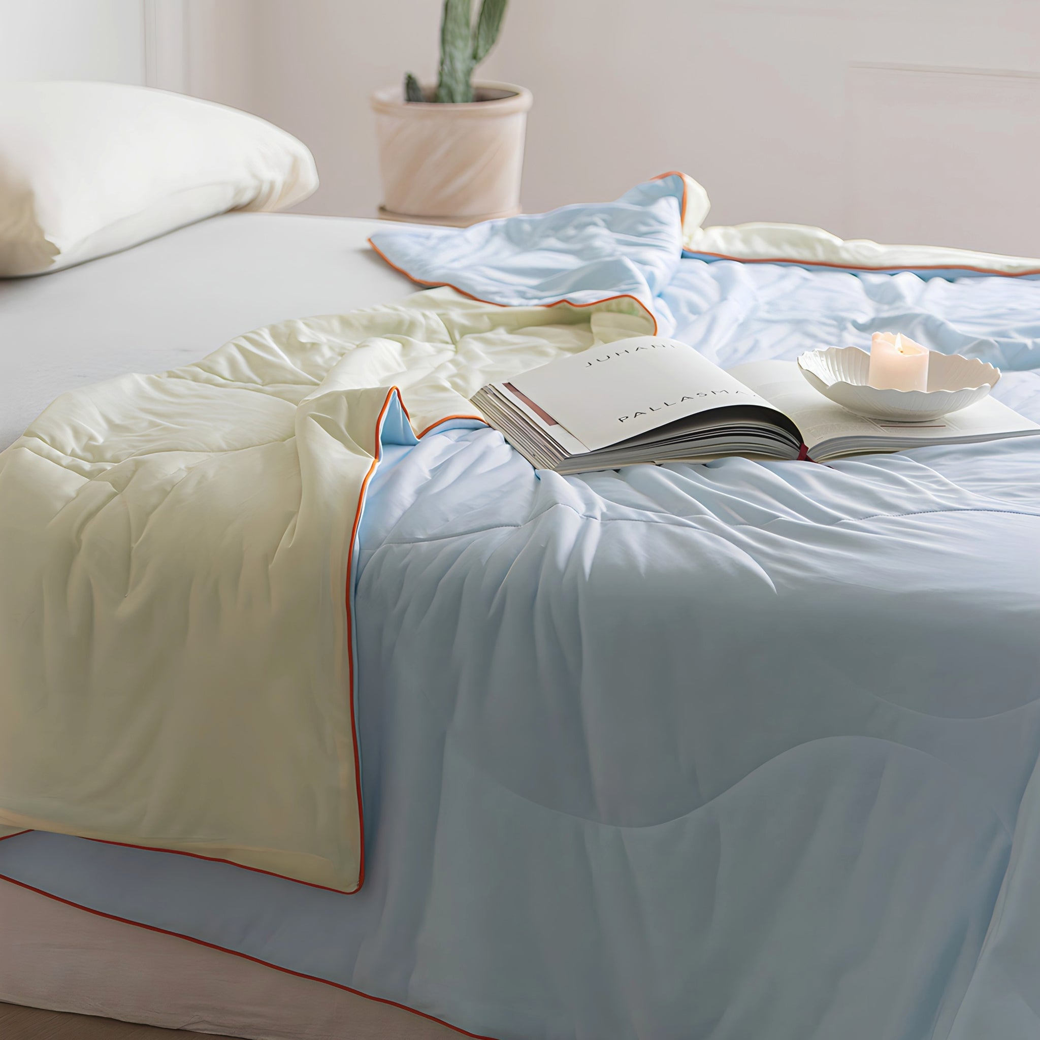 Candy Color Cool Blanket Blue