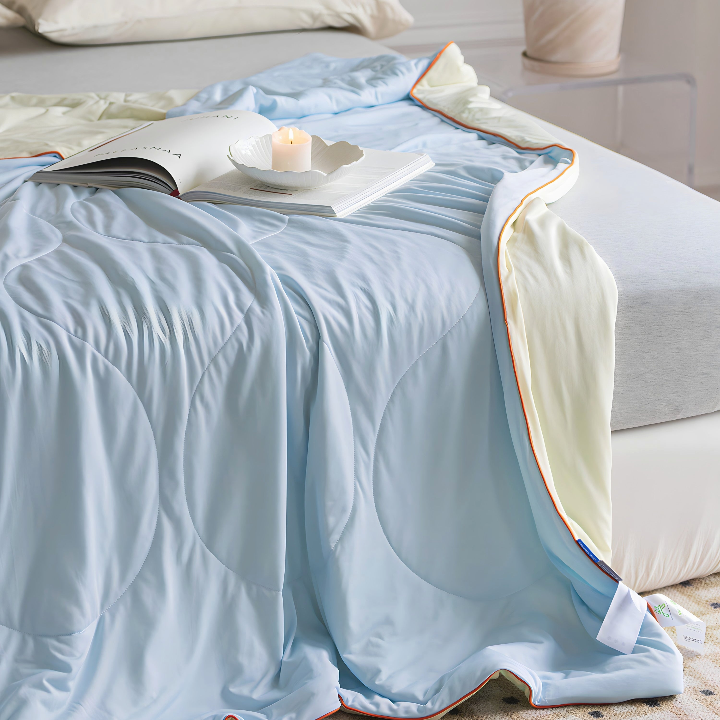 Candy Color Cool Blanket Blue