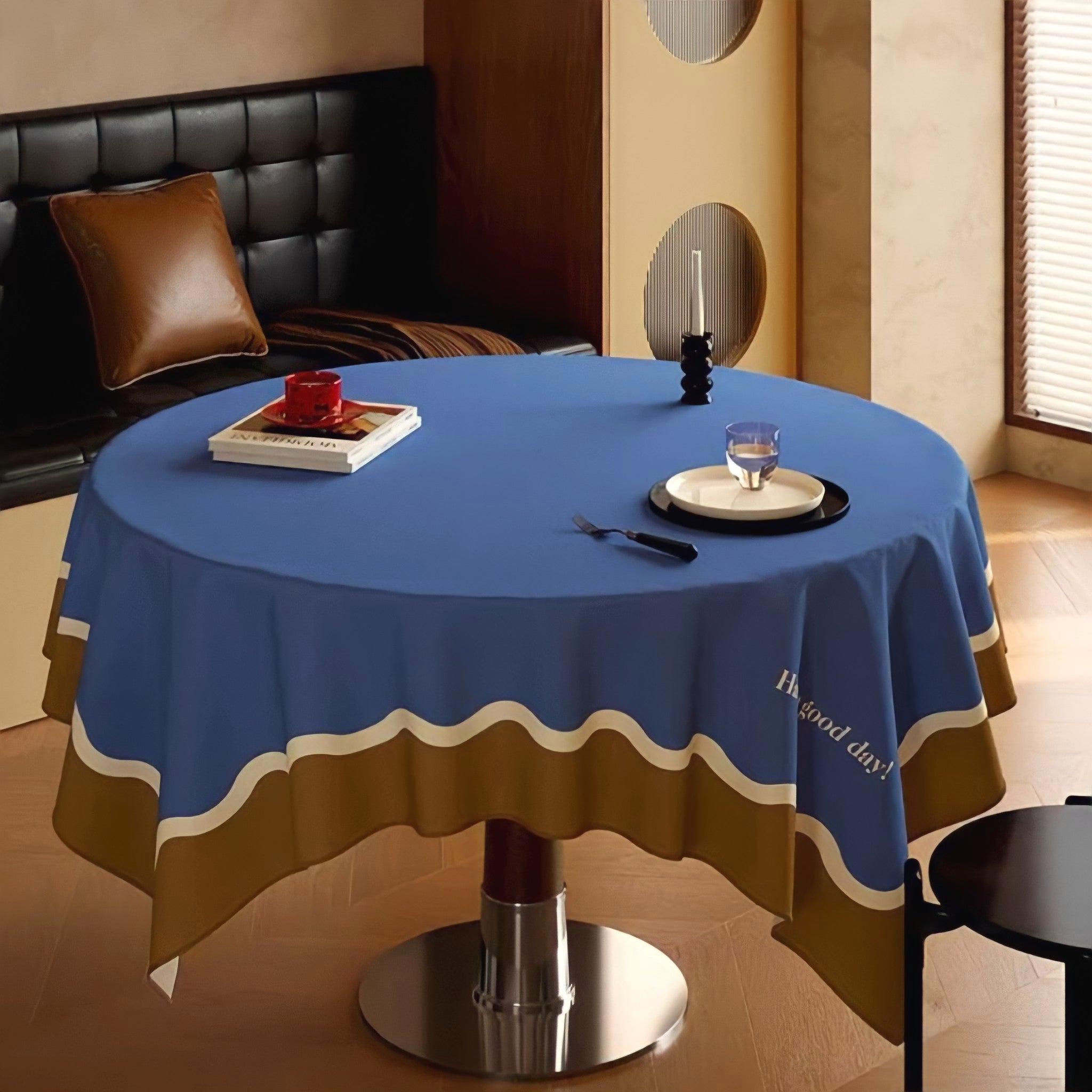 3カラーテーブルクロス ブルー – kocol