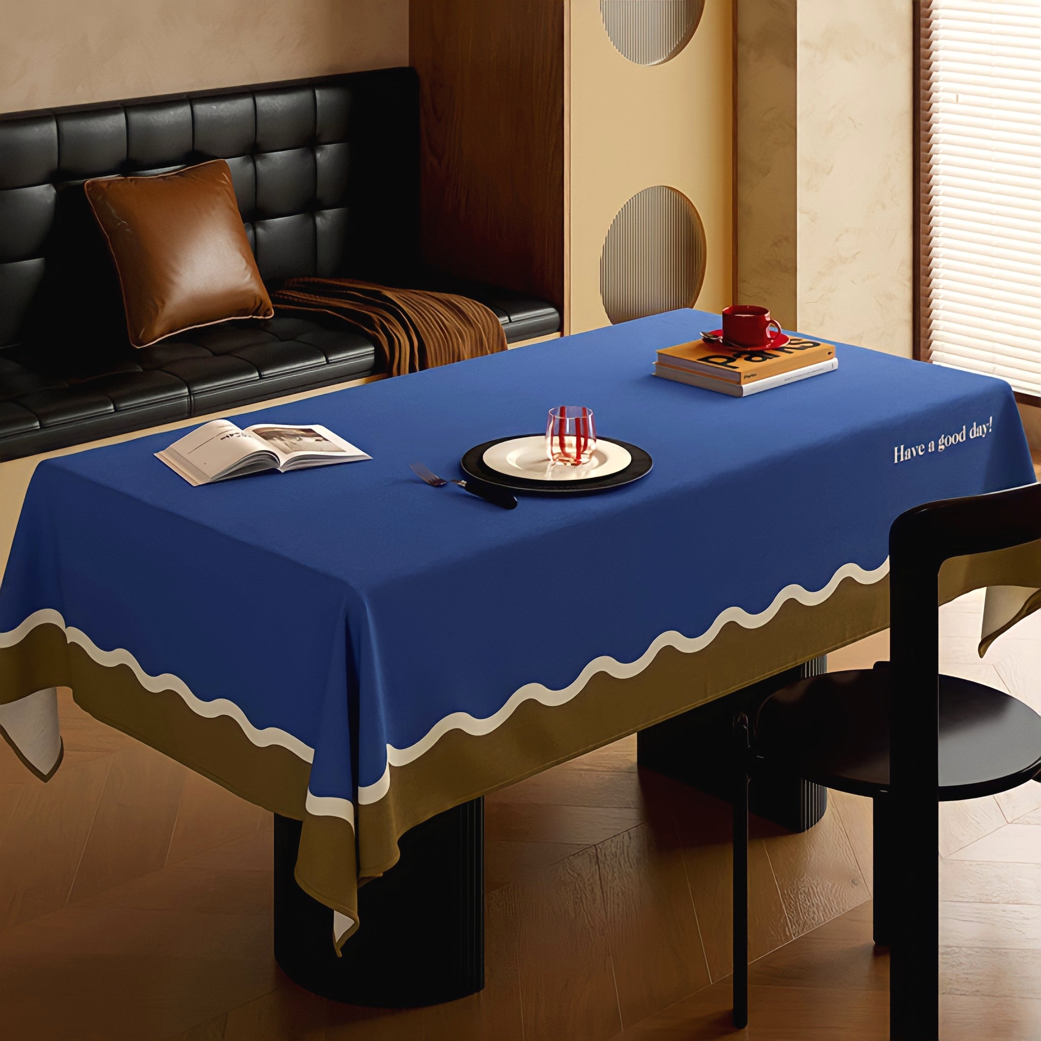 3カラーテーブルクロス ブルー – kocol