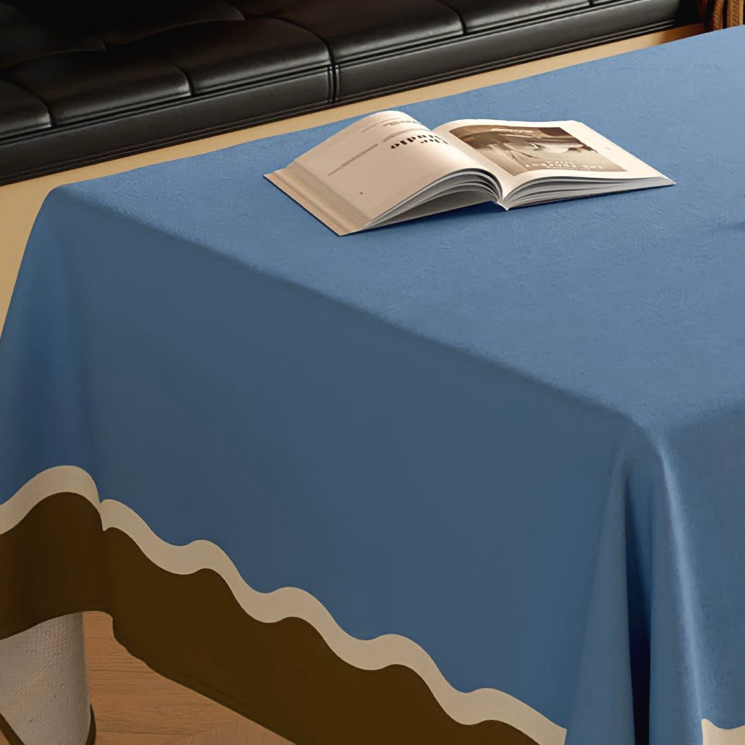 3カラーテーブルクロス　ブルーベリー